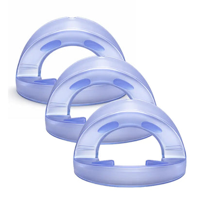 Pack de 3 dispositivos Ronix antirronquidos transparentes azules – solución efectiva contra el ronquido