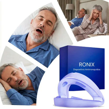 Solución para el ronquido con Ronix NightFit dispositivo antirronquidos que mejora el descanso y reduce las molestias nocturnas en pareja